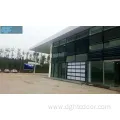 Automatic Aluminum Tempered Glass Sectional Garage Doors